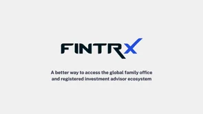screenshot of FINTRX Platform